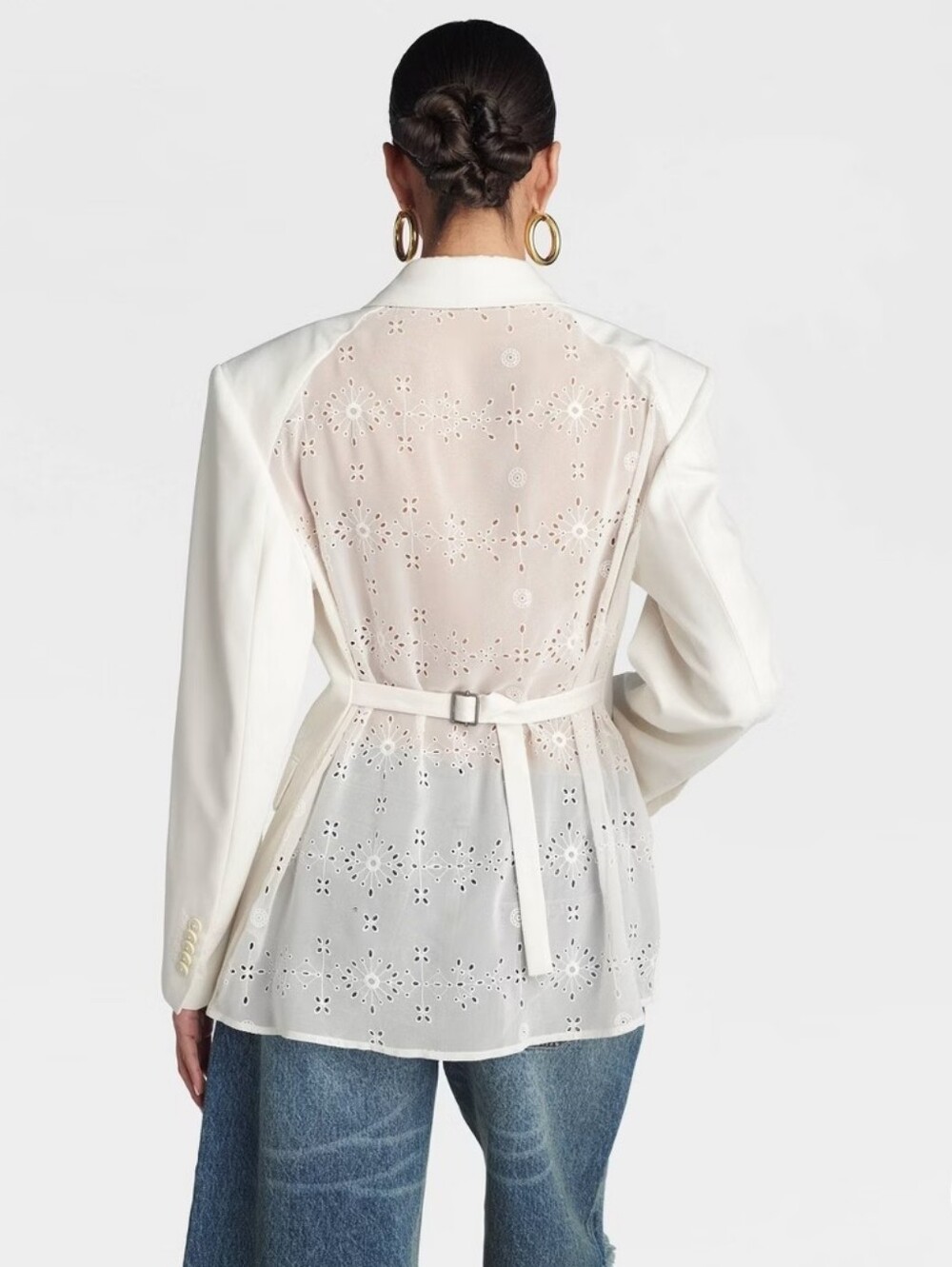 NWT Cream Blazer From Kbb By Kahlana